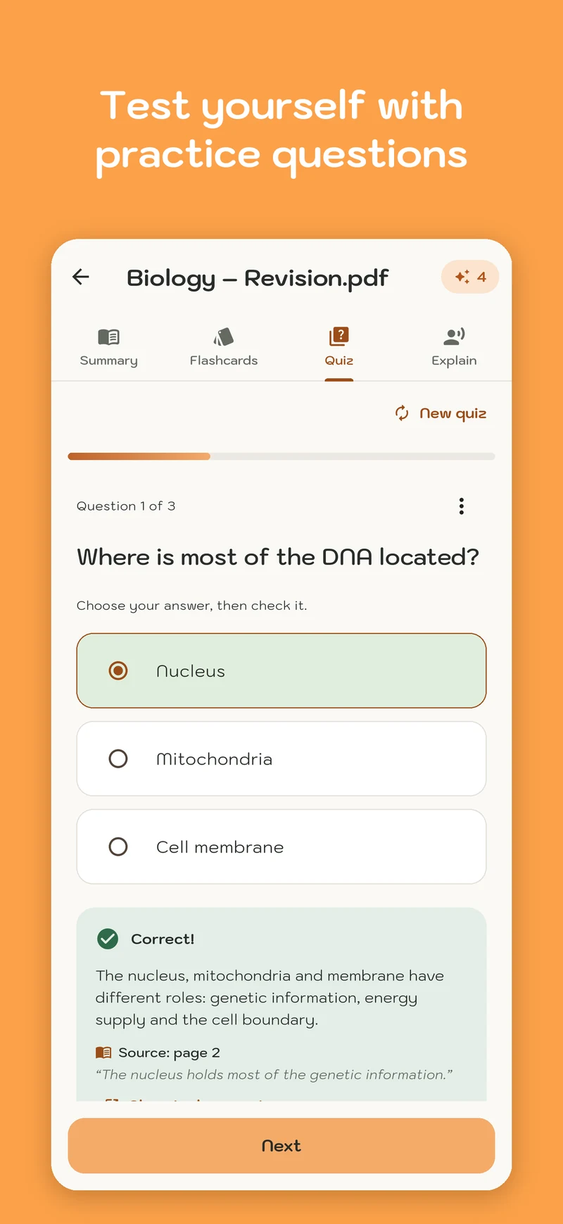MemoWize screenshot