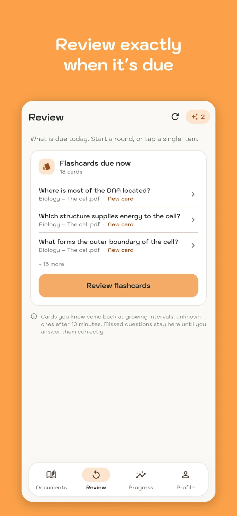 MemoWize screenshot