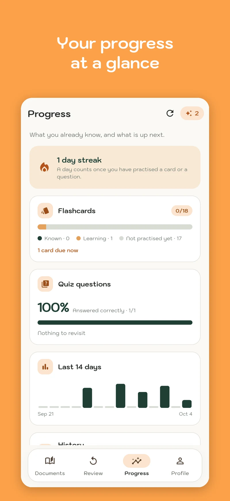 MemoWize screenshot